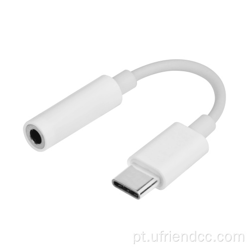 USB-C para fone de ouvido de fone de ouvido do Adaptador